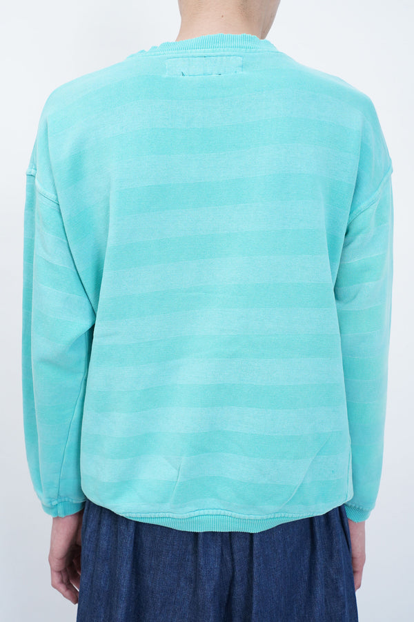 90's "B.U.M. EQUIPMENT" -Border Logo Print C/N Sweat-