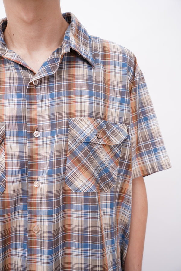 80's "BIG MAC" -Cotton/Poly S/S Work Shirt-