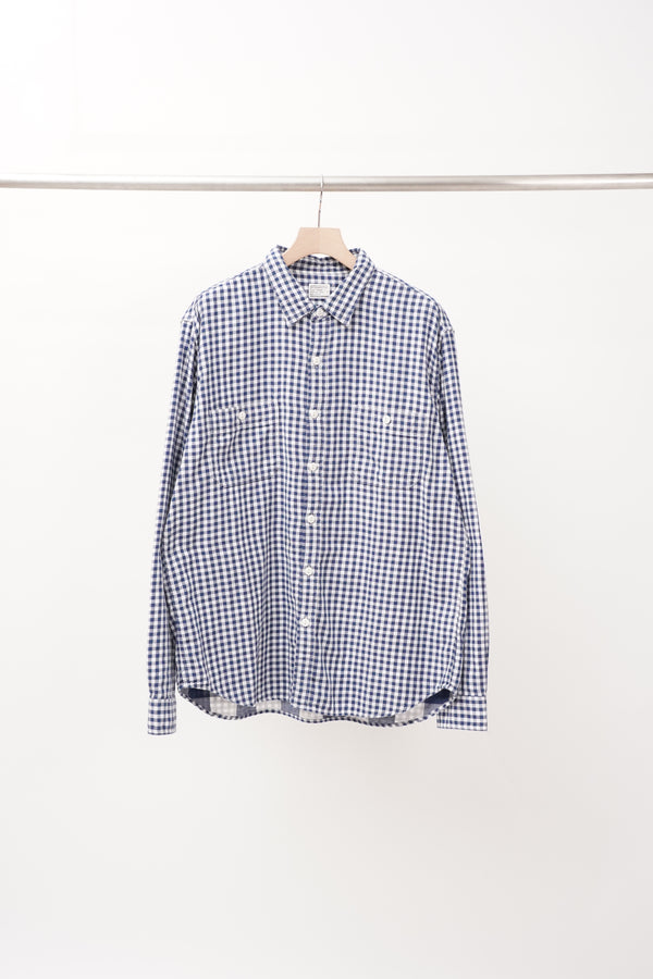 "J.CREW" -Gingham Check pattern L/S Work Shirts-