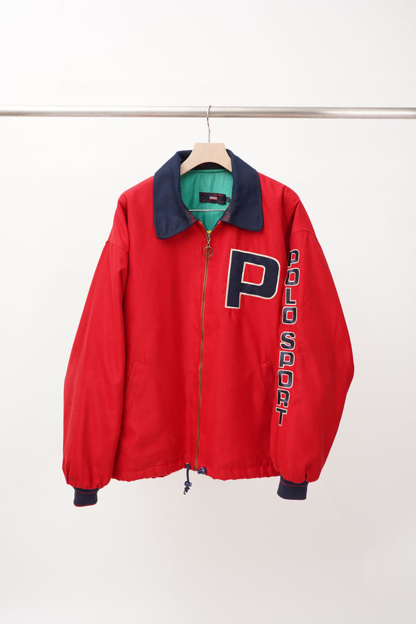 Bootleg “POLO SPORT” -Patched Logo Stadium Jacket-