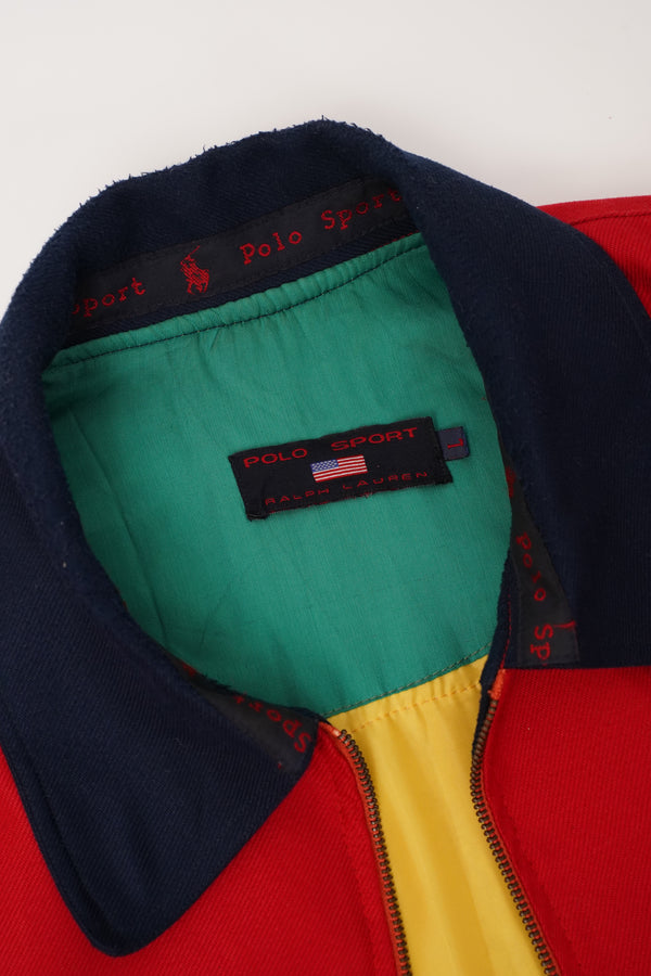 Bootleg “POLO SPORT” -Patched Logo Stadium Jacket-