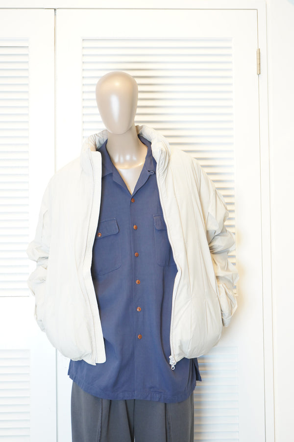 90`s "Polo by RALPH LAUREN" -Rayon Open Collar L/S Shirt-