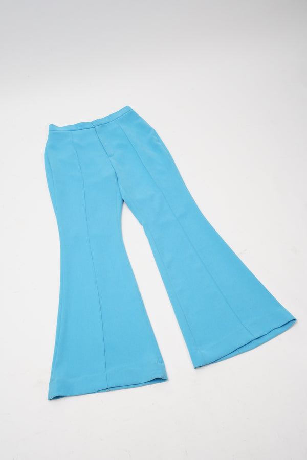 "UNKNOWN" -Polyester Flare Pants-