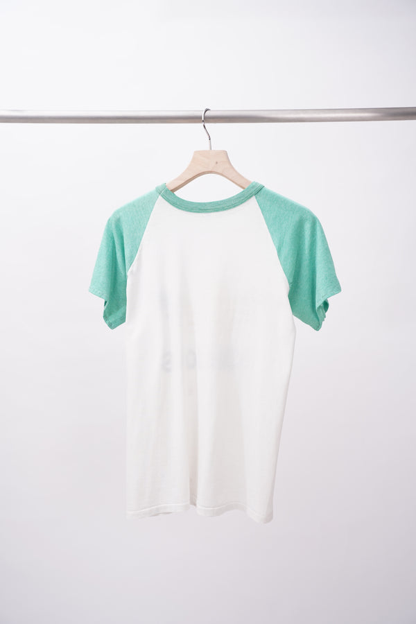 80's "adidas" -Cotton/Poly Ringer Tee-