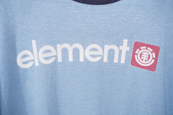 "element" -Logo Printed S/S Ringer Tee-