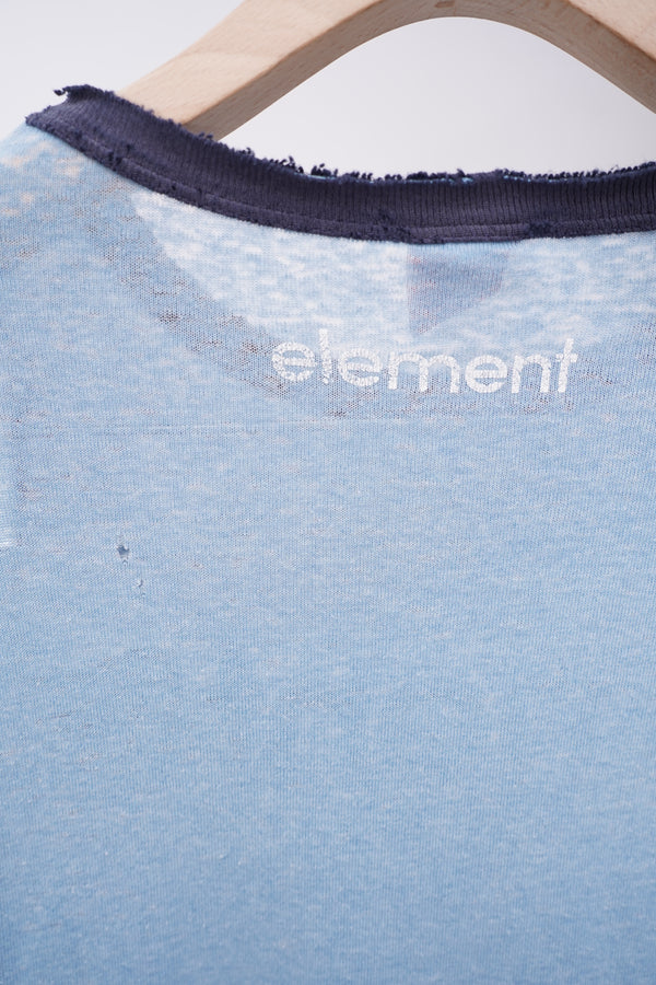 "element" -Logo Printed S/S Ringer Tee-