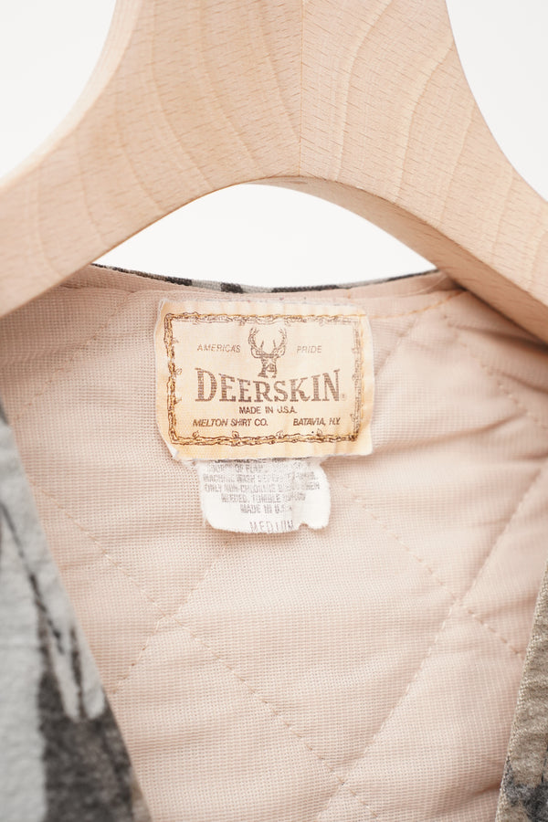 80's "DEERSKIN" -Treebark Camo Hunting Vest-