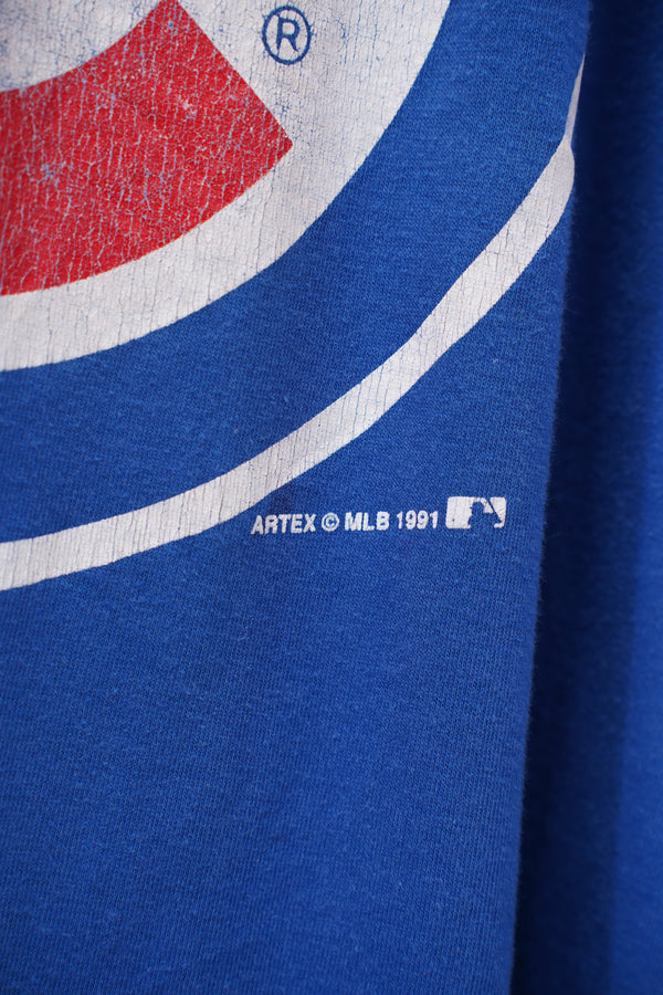 1991's "ARTEX" -"Chicago Cubs" Long S/S Tee"