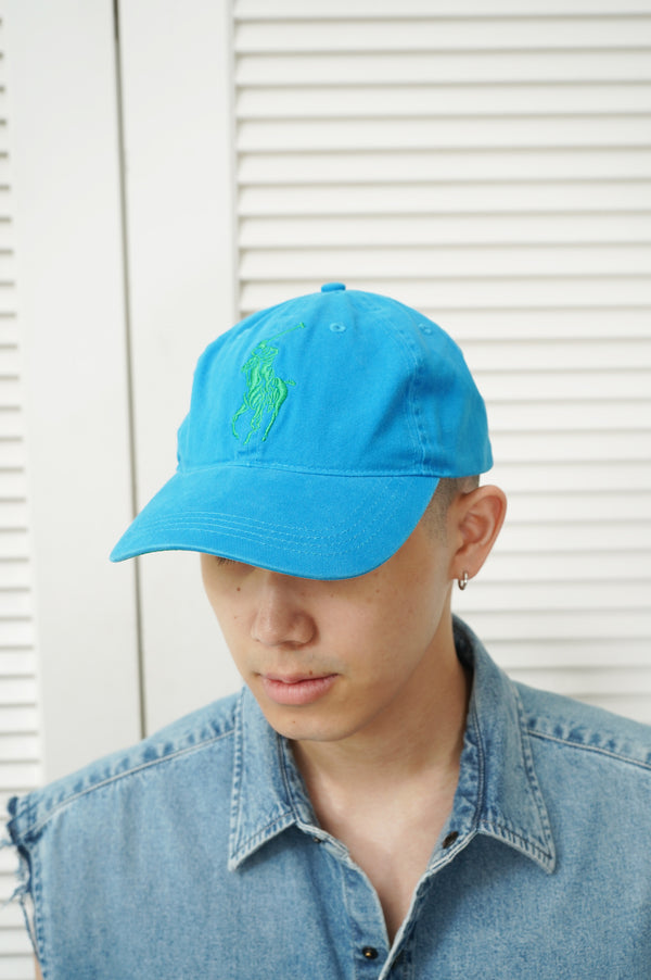 90's "RALPH LAUREN FRAGRANCES" -Logo Embroidery Cap-