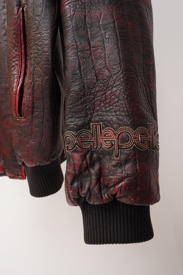 "pelle pelle" -Embossed Leather Jacket-