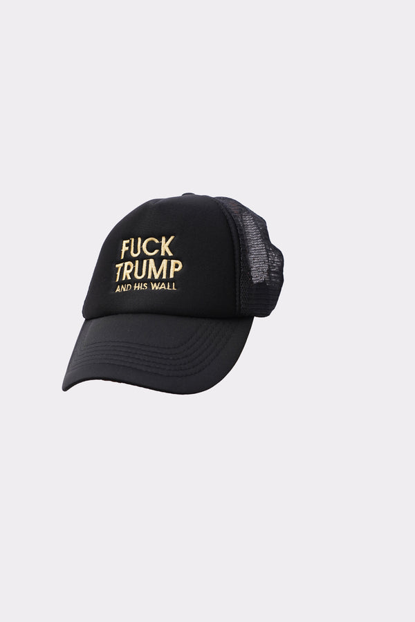 "Unknown" -"FUCK TRUMP" Mesh Trucker Cap-