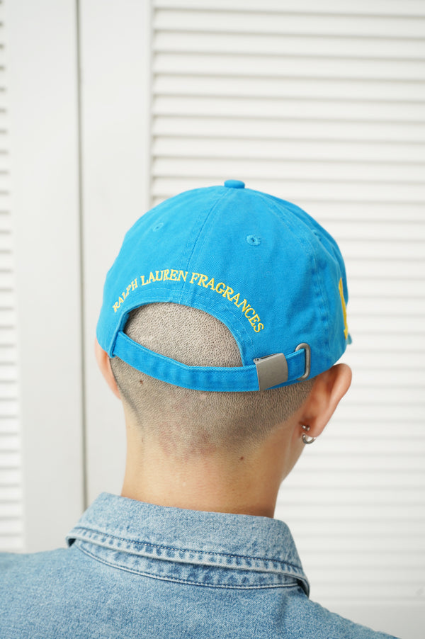 90's "RALPH LAUREN FRAGRANCES" -Logo Embroidery Cap-