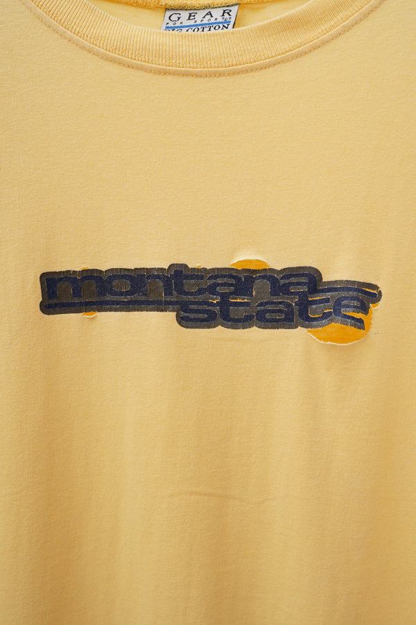 "GEAR" -"Montana State" Printed S/S Tee-