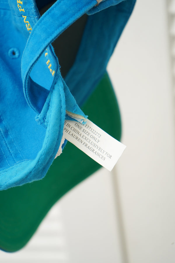 90's "RALPH LAUREN FRAGRANCES" -Logo Embroidery Cap-