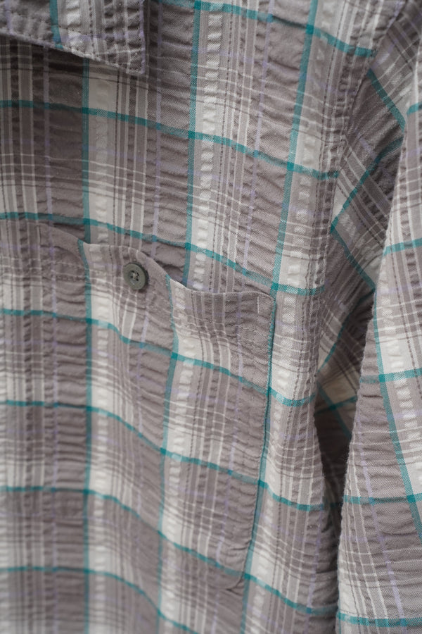 "Patagonia" -Cotton/Poly Seersucker S/S Shirt-