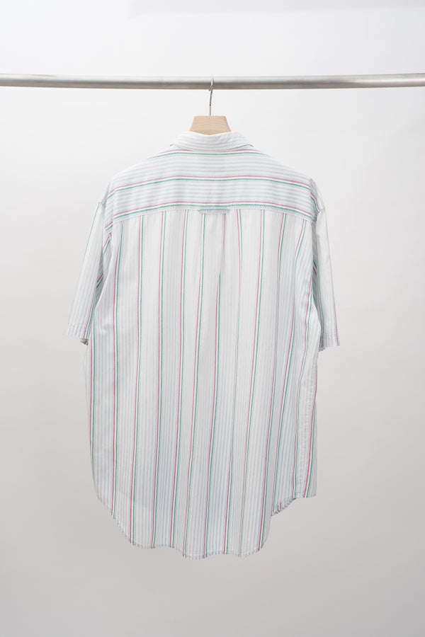 "DOCKERS" -Cotton Striped S/S Shirt-