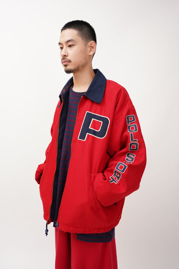 Bootleg “POLO SPORT” -Patched Logo Stadium Jacket-