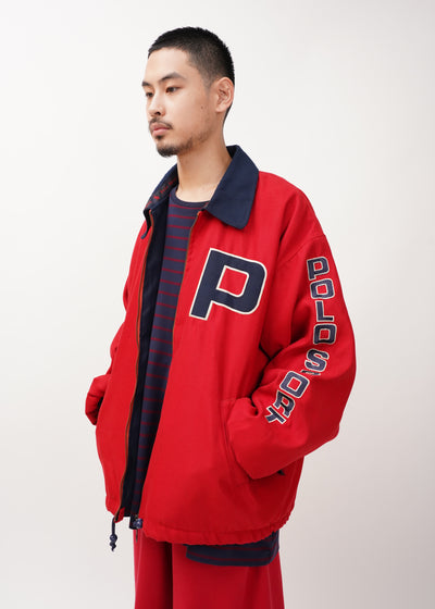 Bootleg “POLO SPORT” -Patched Logo Stadium Jacket-