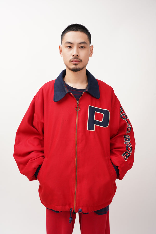 Bootleg “POLO SPORT” -Patched Logo Stadium Jacket-