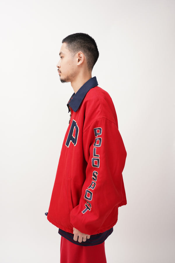 Bootleg “POLO SPORT” -Patched Logo Stadium Jacket-