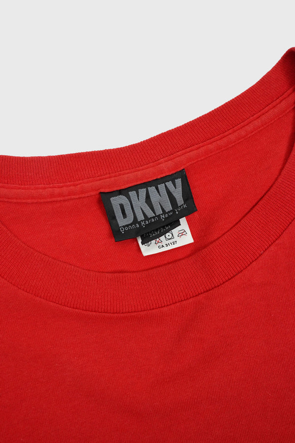 90's "DKNY" -Logo Print S/S Tee-