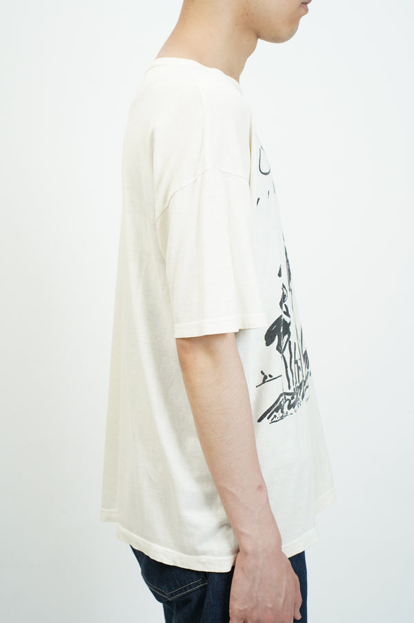 90's "PABLO PICASSO" -"Don Quixote" Art Printed S/S Tee-
