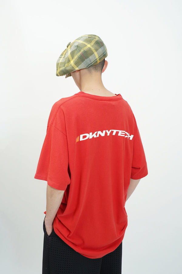 90's "DKNY" -Logo Print S/S Tee-
