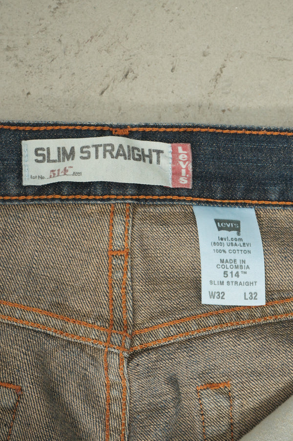 "Levi's" -"514-SLIM STRAIGHT" Denim Pants-