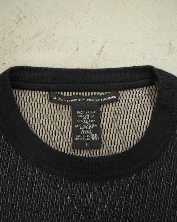 "MARITHE FRANCOIS GIRBAUD" -Embroidery Mesh L/S Tee-