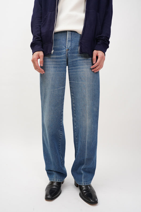 70's "MALE" -Straight Denim Pants-