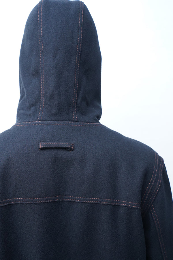 "Gaultier jean's " -Hooded Long Coat-