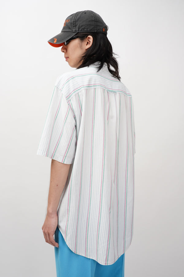 "DOCKERS" -Cotton Striped S/S Shirt-