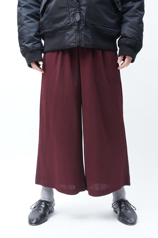 "JEAN PAUL GAULTIER FEMME" -Wide Easy Cropped Pants-