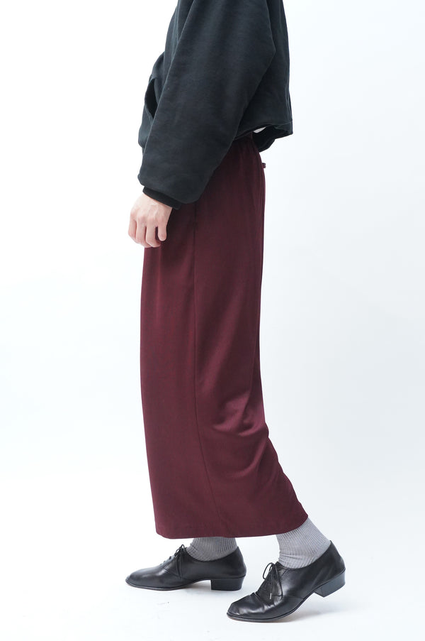 "JEAN PAUL GAULTIER FEMME" -Wide Easy Cropped Pants-