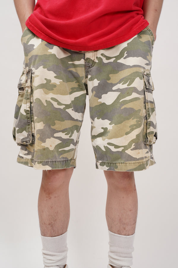 "Carhartt" -Cotton Cargo Shorts-