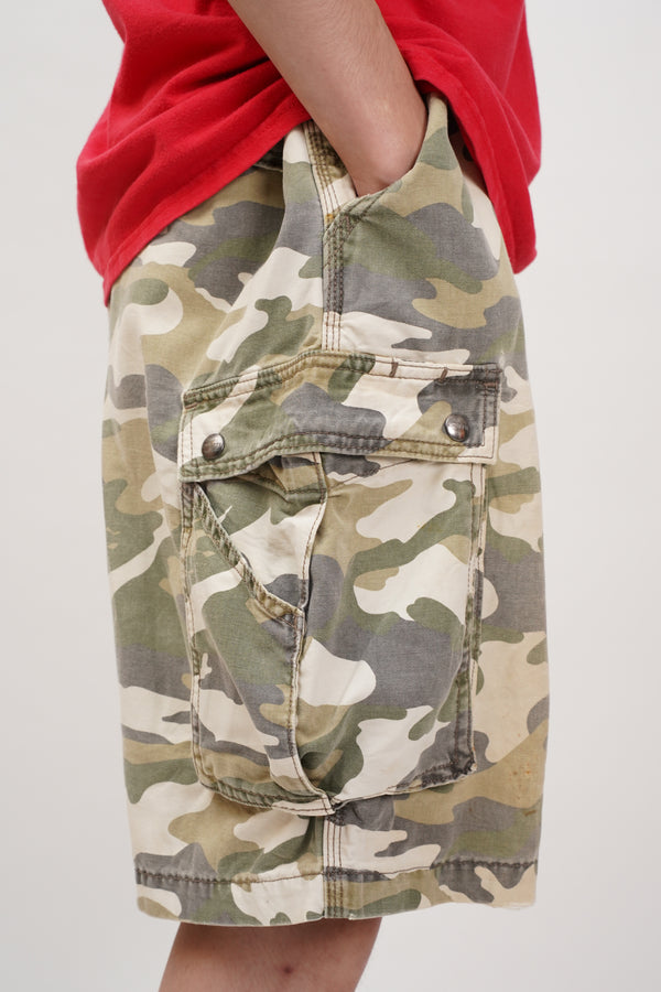 "Carhartt" -Cotton Cargo Shorts-