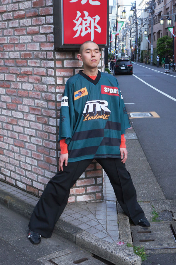 -OVERSIZED HOCKEY TOP-