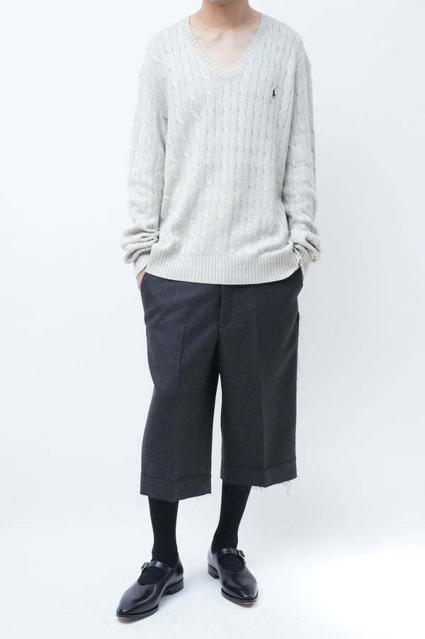90's "POLO RALPH LAUREN" -Silk V/N  Knit Sweater-