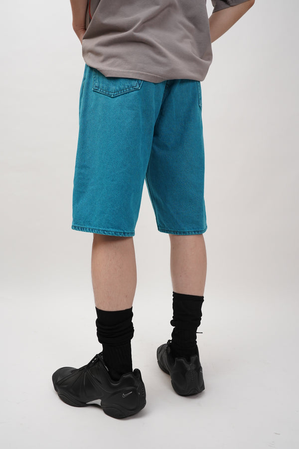 "Levi's SilverTab" -"BAGGY" Color Denim Shorts-