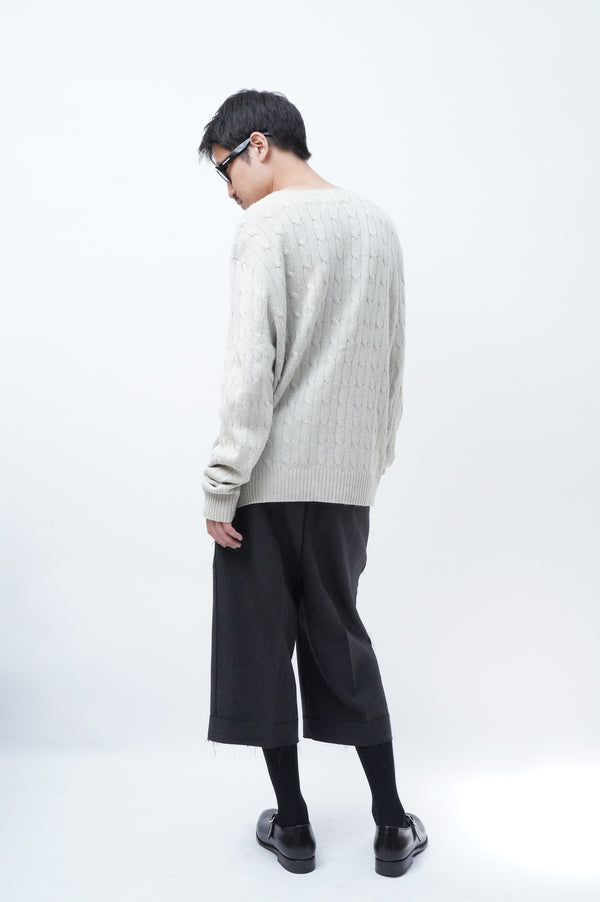 90's "POLO RALPH LAUREN" -Silk V/N  Knit Sweater-