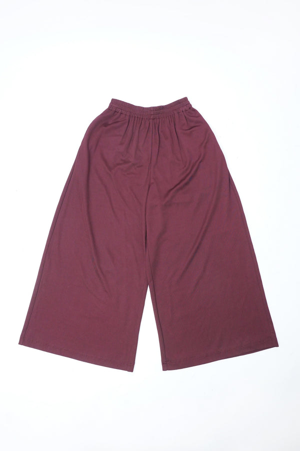 "JEAN PAUL GAULTIER FEMME" -Wide Easy Cropped Pants-