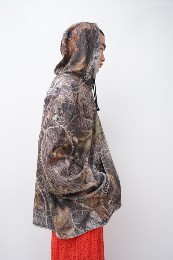 "RED HEAD" -Real Tree Camo Pile P/O Hoodie-