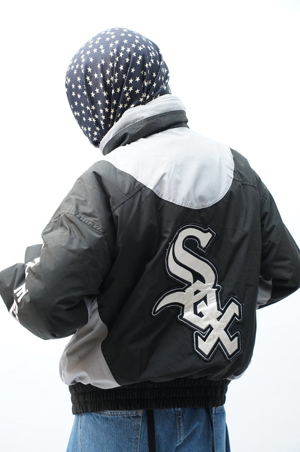 2000's "MLB"-"CHICAGO WHITE SOX" Studium Jacket-