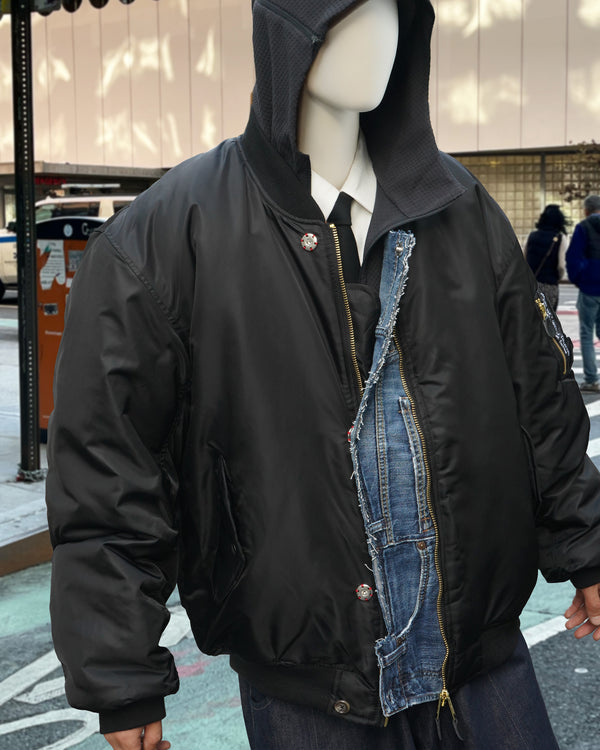 M.Y.JEAN GENIE -CUSTOMIZED BOMBER JACKET-