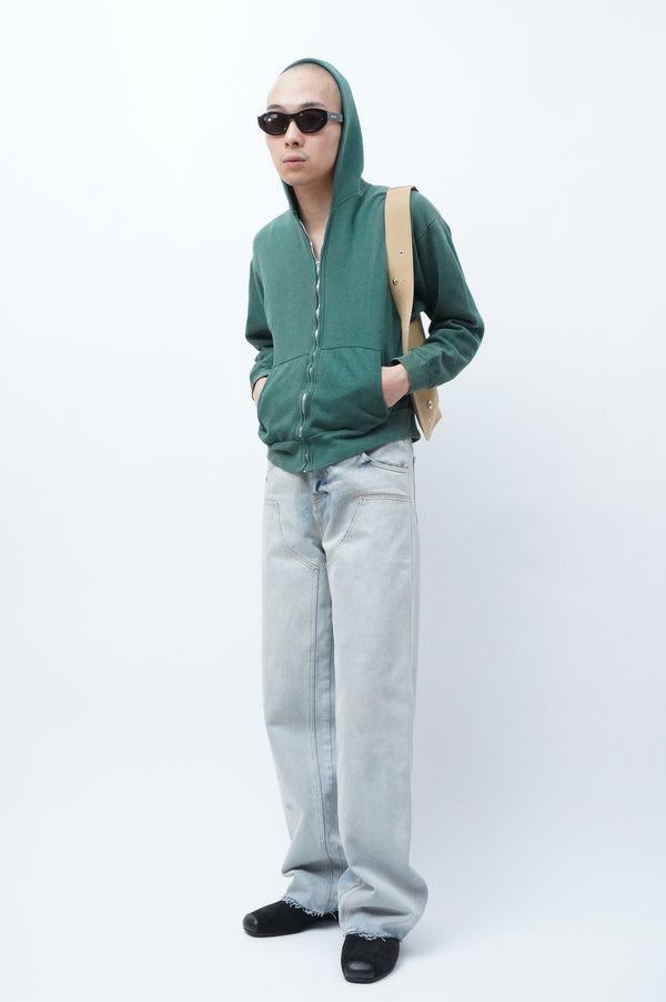 70's "UNKNOWN" -Zip up Sweat Parka-