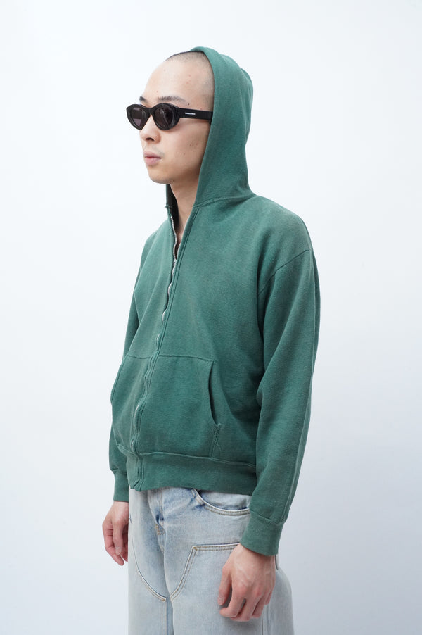 70's "UNKNOWN" -Zip up Sweat Parka-