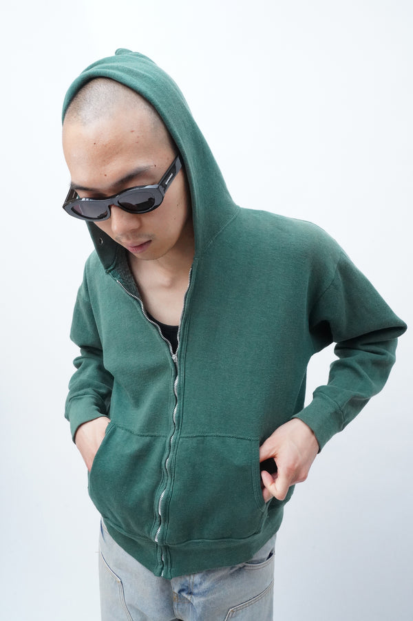 70's "UNKNOWN" -Zip up Sweat Parka-