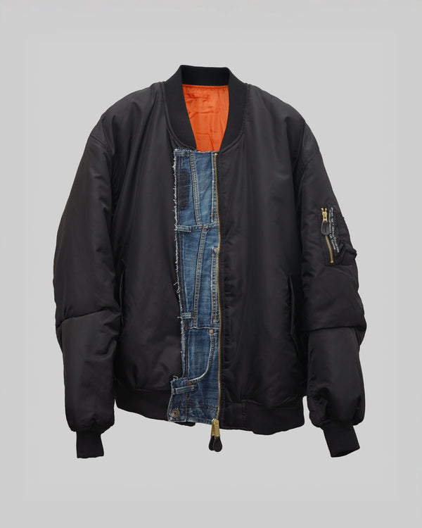 M.Y.JEAN GENIE -CUSTOMIZED BOMBER JACKET-