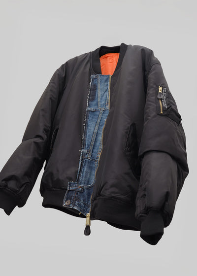 M.Y.JEAN GENIE -CUSTOMIZED BOMBER JACKET-