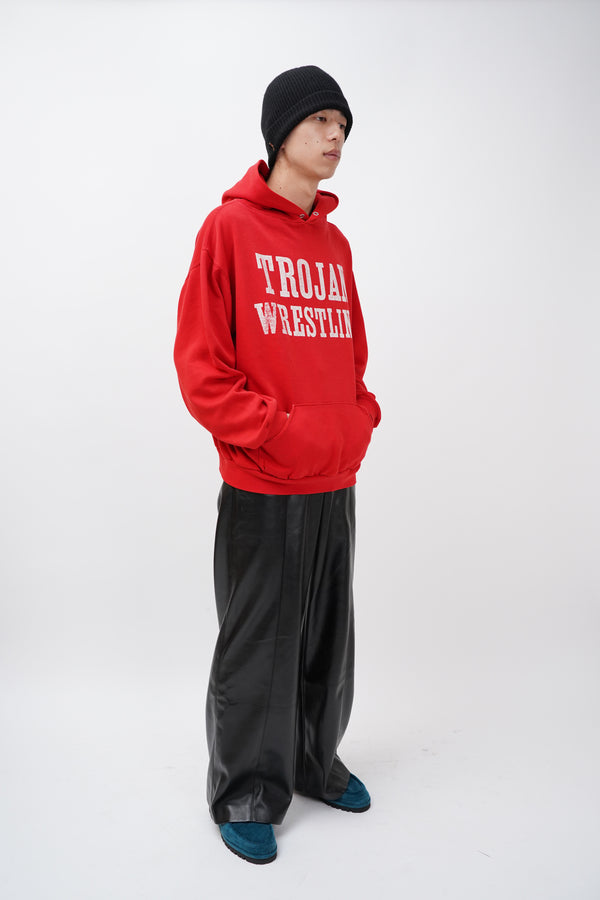 70-80's "RUSSELL ATHLETIC" -"TROJAN WRESTLING" Sweat P/O Hoodie-